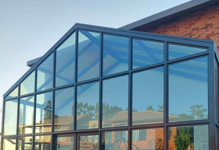 Instalção de Película de Vidro com Partículas de Carbono SP